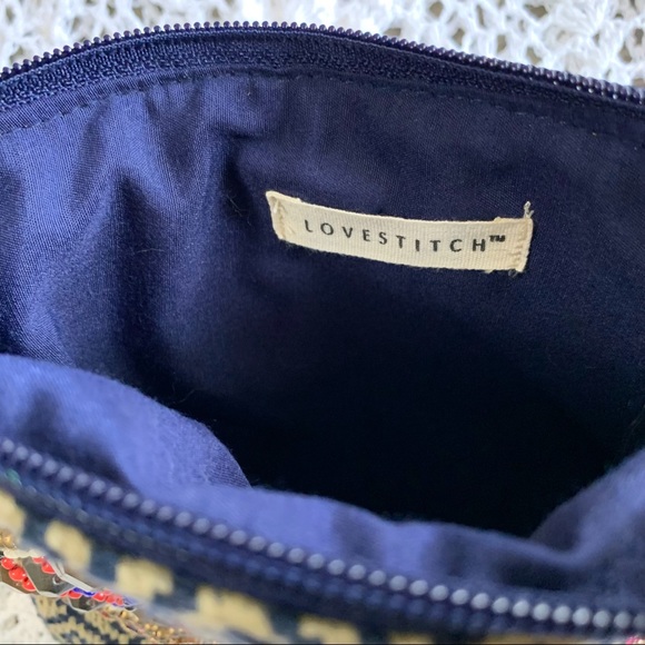 LOVE STITCH BOHEMIAN WOMEN CLUTCH MAKE UP BAG - Picture 9 of 16